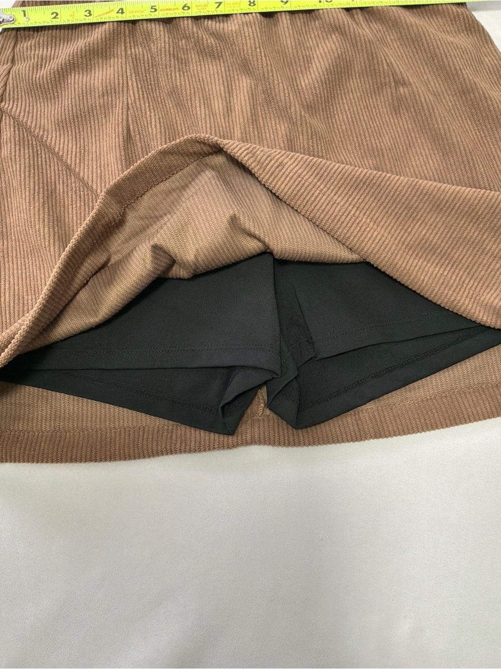 HALARA Brown Corduroy Mini Skirt - Picture 7 of 9